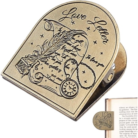 Travelers Journal Clip Vintage Alloy Antique Bronze Midori Metal Book Pen Page Decorative Bill Binder Holder Clips for TN Travelers Art Journaling Reading Decoration Accessories DIY