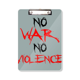 thumbnail image 1 of Portapapeles A4 Unbranded Ni guerra ni violencia amor la paz mundial, 1 of 4