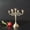 Blue bronze color, variant on Wedding Gold, Silver, Copper Retro Bar Table Metal Romantic Wedding Decoration Simple Candlestick - black