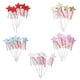 thumbnail image 5 of Adornos para Tartas Macarena 5 Piezas Estrellas con Rayas Plata, 5 of 8