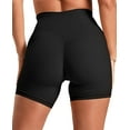 thumbnail image 4 of High Waist No Front Seam Workout Shorts for Women - Tummy Control Butt Lifting Gym Yoga Biker Shorts with Hidden Scrunch, 4 of 6