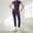 Dark Purple, variant on NMMUED Womens Two Piece Workout Sets Slim Fit Short Sleeve Shirt High Waist Leggings Yoga Outfits Matching Gym Set Black L