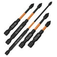 thumbnail image 4 of Impact Cross Bits Screwdriver Bit Set for Furniture Car Maintenance 50-150mm, 4 of 9