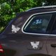 thumbnail image 4 of 4 piezas de pegatinas de cristal para coche, pegatina de mariposa con diamantes de imitación de cristal ostentoso para coche, parachoques, ventana, portátiles, 4 of 5
