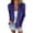 Purple, variant on Karight Womens Casual Long Sleeve Cardigans Lightweight Open Front Jacket Work Office Cardigan Business Suit Jackets
