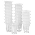 thumbnail image 4 of OUNONA 100pcs Aquatic Plant Basket Slotted Design for Hydroponics White PE Cup Shape, 4 of 8