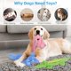 thumbnail image 3 of Juguetes para perros, juguetes interactivos para perros para el aburrimiento, juguetes para perros chirriantes sin relleno, juguetes duraderos para masticar para perros para limpiar los dien, 3 of 5