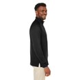 thumbnail image 3 of CORE365 CE801 Unisex Fusion ChromaSoft™ Fleece Quarter-Zip Pullover-Black-2XL, 3 of 3