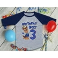 thumbnail image 4 of Tstars Boys 3rd Birthday Gift Birthday Gift for 3 Year Old Paw Patrol Chase Birthday Shirts for Boy Graphic Tee Boys B Day Birthday Party 3-4 Sleeve Baseball Jersey Toddler Shirt, 4 of 7