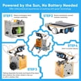 thumbnail image 3 of Robot solar educativo, juguetes Sillbird STEM, 12 en 1, 190 piezas, 3 of 6