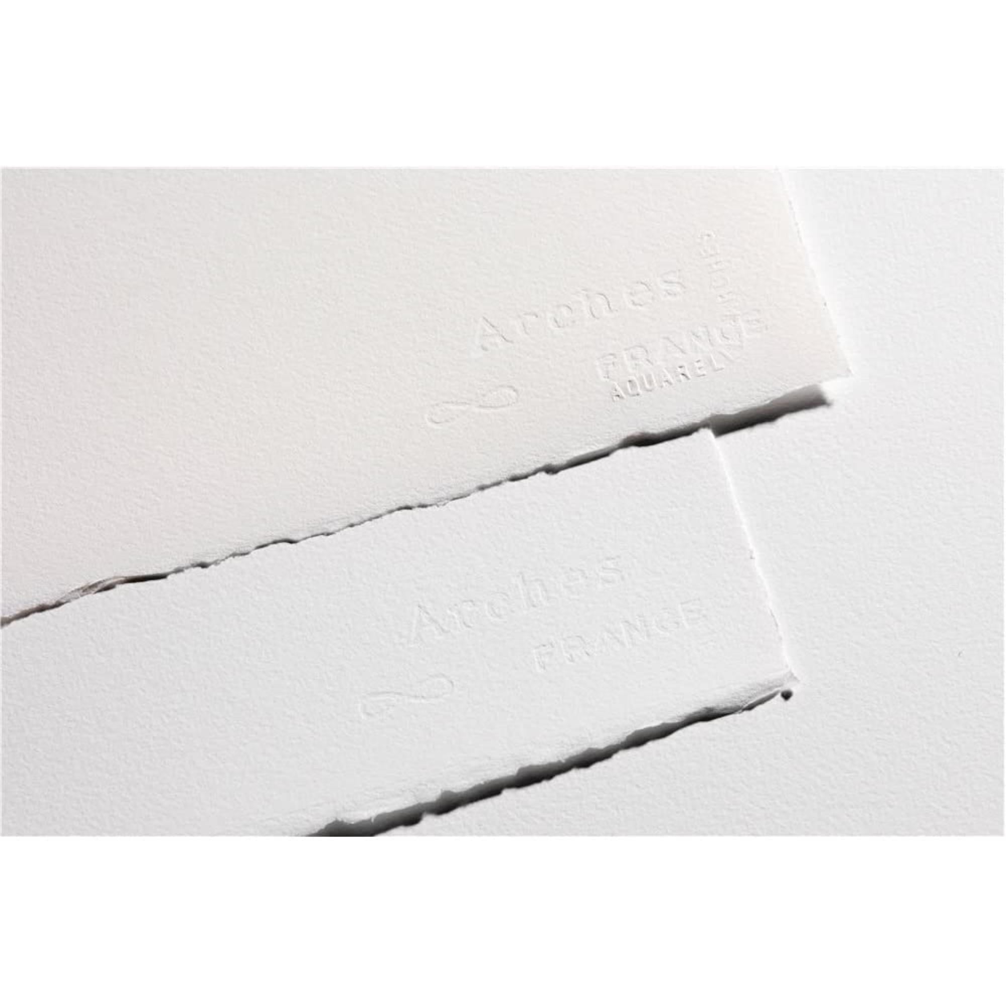 ARCHES® Aquarelle Watercolor Paper Block, Cold Press, Natural White, 140 lb (300 gsm), 20 Sheet, 18x24 in, 1 Count