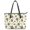 Leopard Clover, variant on Uourmeti Green Cats Clover Luck Design Saddle Handbag for Dating, Leather Tote Bag with Casual Lightweight Purse Tote Bags