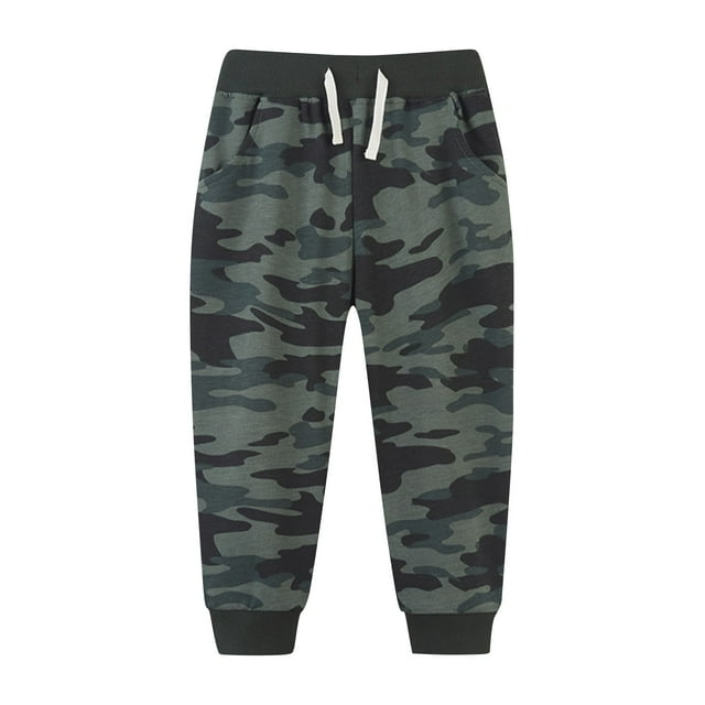 Funicet Childrens Fashionable and Cute Printed Elastic Sports Pants Long Pants