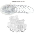 thumbnail image 2 of 10M/32.8ft 4 Pin RGB Extension Cable Wire, 5 Pcs 4 Pin10mm LED Strip Light Connector, Extension Cable Kit for 10mm Wide Waterproof or Non-Waterproof 3538 5050 5630 LED Strip Lights, 2 of 8