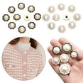 thumbnail image 5 of 10Pcs Plastic Ornaments Sewing Button Pearl Clothing Buttons Needlework Sewing Accessories Shirt Buttons BLACK 21MM, 5 of 8