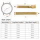 thumbnail image 2 of Correa de reloj de malla de acero inoxidable Uxcell de 12 mm, correa de metal de liberación rápida, reemplazo ajustable para hombres y mujeres, tono dorado, 2 of 7