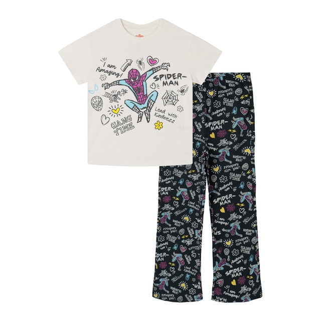 Conjunto de atuendo: camiseta y leggings de Marvel Spider-Man para niñas grandes