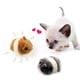 thumbnail image 2 of Juguetes interactivos para gatos, juguetes de peluche móvil, juguete de entrenamiento para gatos, gris Feliz Sencillez, 2 of 5