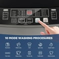 thumbnail image 5 of 17.6Lbs Portable Washing Machine, Full-Automatic Portable Compact Washer with Drain Pump, 10 Programs 8 Water Levels, Compact Washers with LED Display for Apartment Home RV Dorm, 5 of 8
