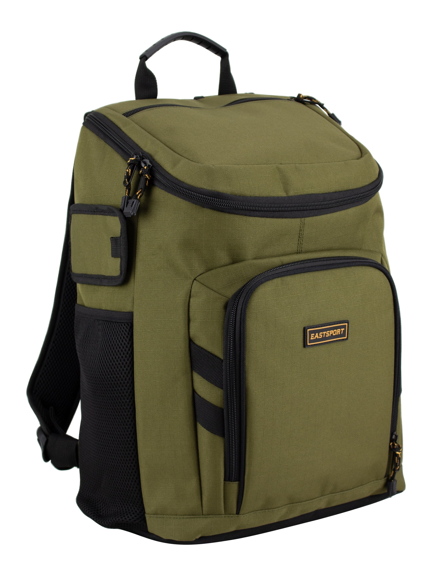 Eastsport Unisex Prince Top Loader 17" Backpack, Dark Olive Ripstop