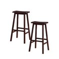 thumbnail image 1 of Set de 2 - 29" Tabouret de Bar en Brun Foncé, 1 of 2