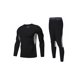 thumbnail image 1 of Greeniant Ropa interior térmica de primera capa de invierno, conjunto de mallas, trajes, camisa inferior, calzoncillos largos, ciclismo, correr, deportes, Uniforme atlético Negro Adultos/XXL Greeniant OD028949-01, 1 of 6