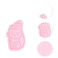 thumbnail image 3 of Unique Bargains Cartoon Bath Sponge for Shower 4.33"x2.56"x0.79" Pink, 3 of 6
