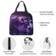 thumbnail image 4 of Easygdp Purple Hippo In Water Bolsa Térmica Premium - Tela Oxford Impermeable, Gran Capacidad, Bolsillo Frontal, Unisex para Trabajo, Escuela, Actividades al Aire Libre y Picnics, 4 of 8
