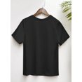 thumbnail image 3 of Sports Season Digitally Printed Front Women Short Sleeve T-Shirt, Comfortable Casual Versatile Streetwear, 3 of 7