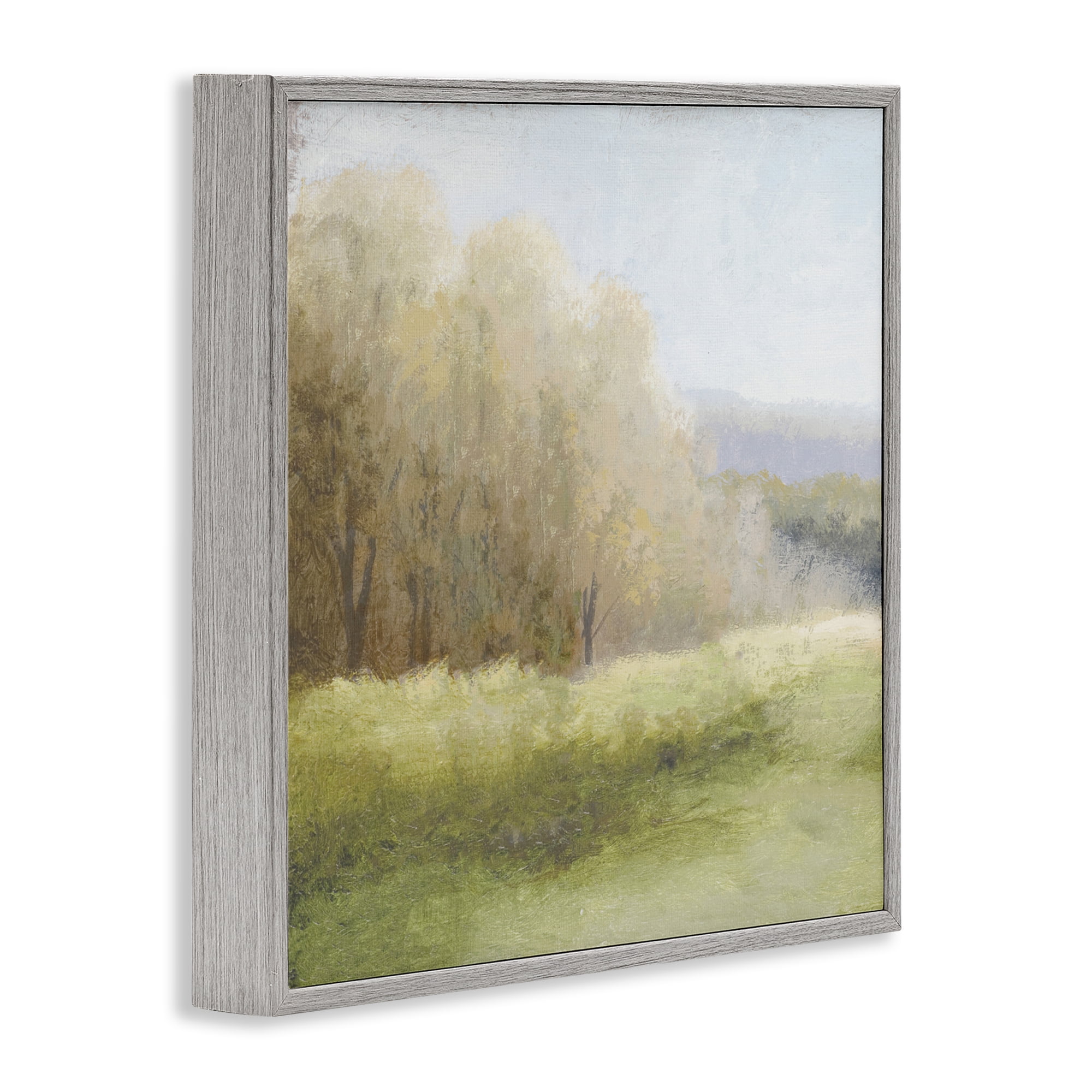 Stupell Industries Within Familiar Place Meadow Gray Framed Giclee Art, design by Michael Marcon