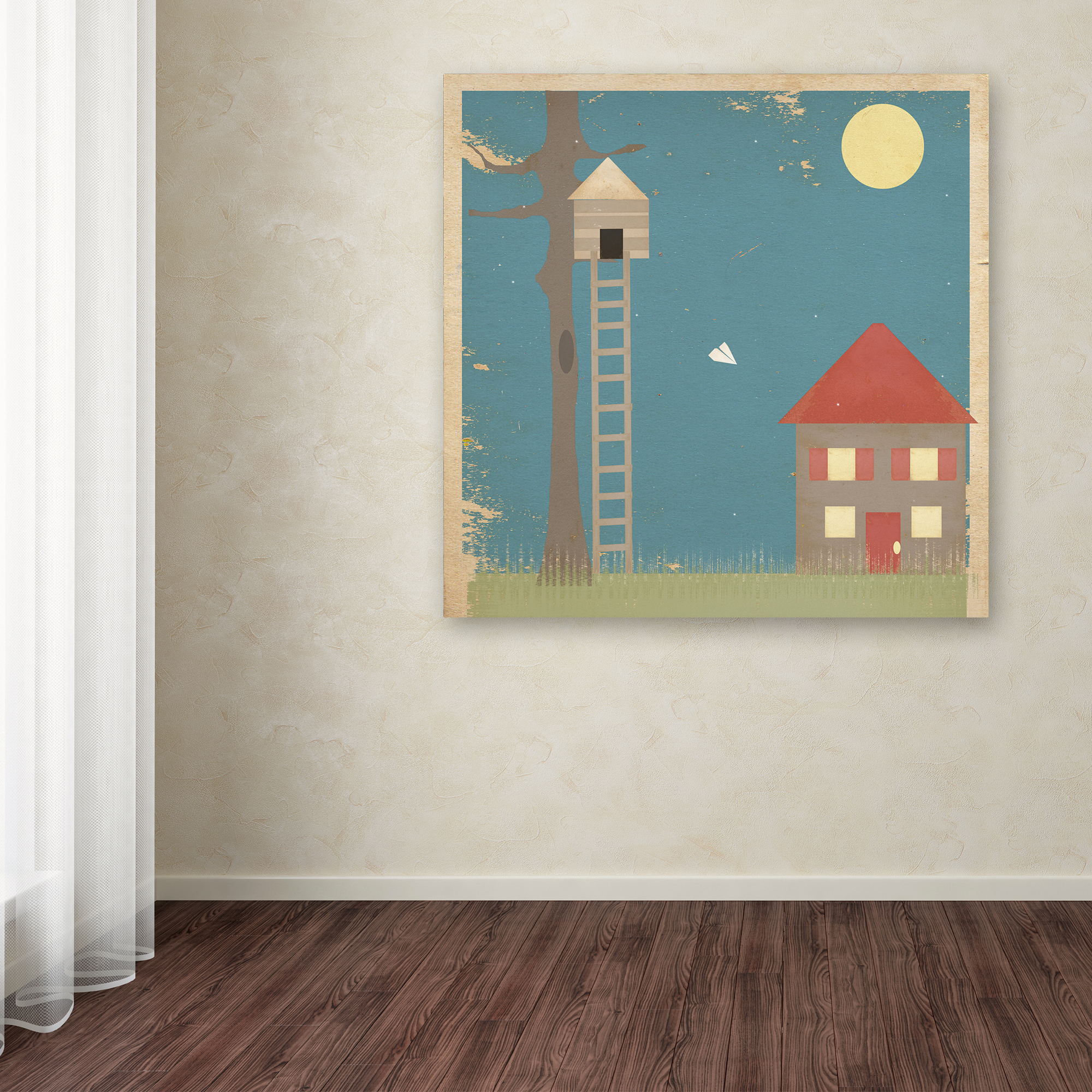 Trademark Fine Art 'Staying Connected' Canvas Art by Tammy Kushnir