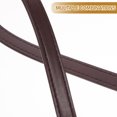 thumbnail image 4 of 2 asas de bolso de cuero de imitación, correa de bolso duradera que reemplaza el cinturón del bolso para mujer, café, 4 of 6