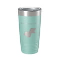 thumbnail image 1 of Witch Hole Pond Tumbler Lake Map Travel Mug Insulated Laser Engraved Coffee Cup Acadia Maine 20 oz Teal, 1 of 1