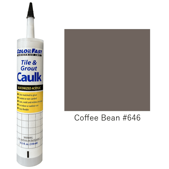 ColorFast Latex Colored Caulk - CBP Color Line: Coffee Bean Sanded