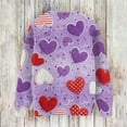 thumbnail image 4 of Dwralegc Womens Pullover Sweater Heart Graphic Plus Size Sweaters Knitted Crew Neck Fashion 2026 Casual Pullover Purple XL, 4 of 4