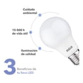 thumbnail image 4 of RCA Paquete de Focos LED Luz Blanca RC-F5I40-BP4, 4 of 8