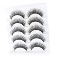 thumbnail image 3 of Pestañas postizas de aspecto natural, pestañas de visón artificiales 3D naturales, 5 pares, pestañas postizas tenues, pestañas postizas suaves, 3 of 4