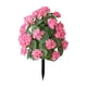 thumbnail image 2 of Flores artificiales, flores falsas, flores artificiales, decoración de flores simuladas, flor de manzano silvestre, plantación en el suelo, patio, maceta con clavo de tierra, geranio, decoración de su, 2 of 6