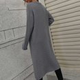 thumbnail image 5 of Vedolay Cardigans for Women Long Sleeve Sweaters Knit Cardigan Coats Jacket Coat 2023 Dark Gray,L, 5 of 5