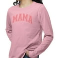 thumbnail image 2 of Pink Arched Mama Long Sleeve Shirt Unisex Small Pink, 2 of 5