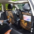 thumbnail image 7 of Qxltty The Sunset Stallion Car Seat Back Protectors with 3 Pocket Storage Bag Universal Fit Automotive Interior Decoration, 7 of 7