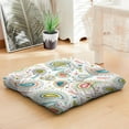 thumbnail image 2 of Paisley Yoga Meditation Cushion, Boho Floor Pillow for Sitting Comfort and Meditation Practice, Square Cushion for Home, Studio, or Outdoors 22 x 22, 2 of 7
