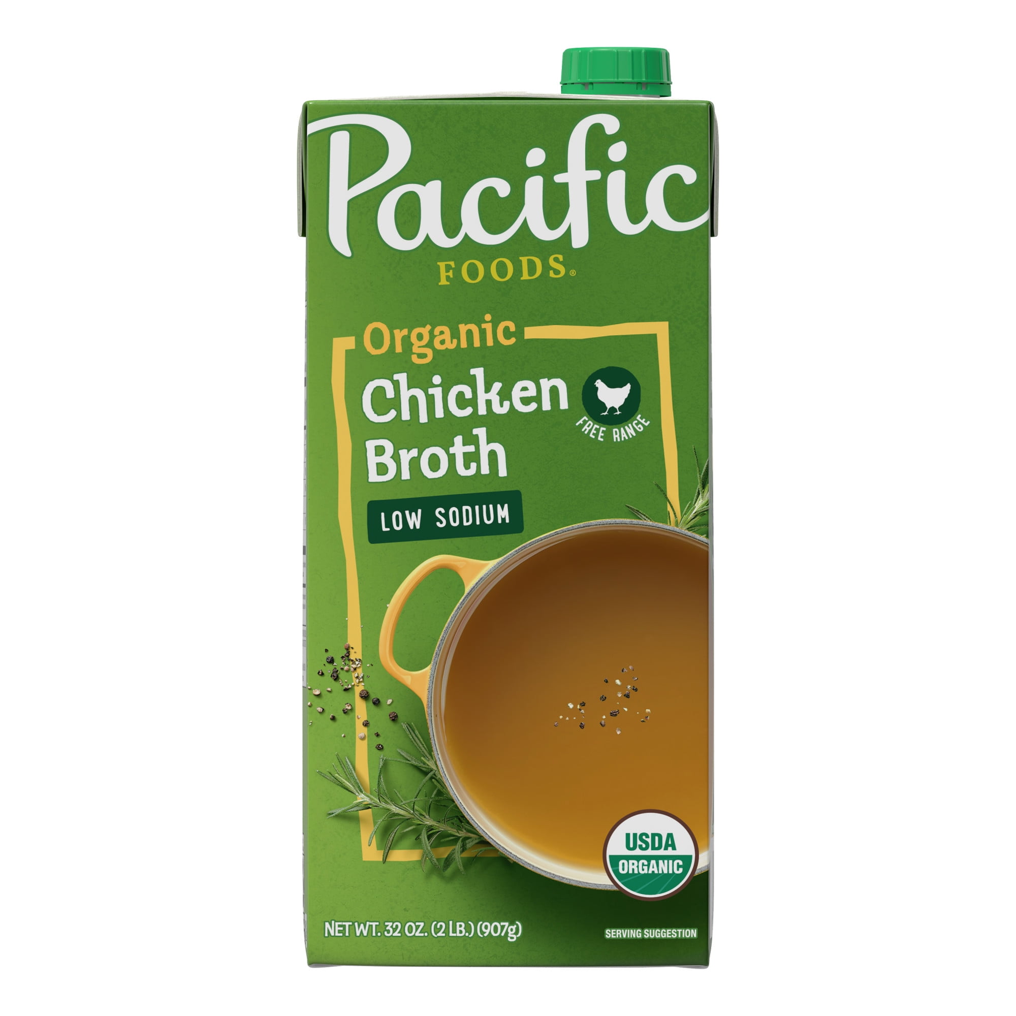 Simple Truth Organic™ Low Sodium Free Range Chicken Broth, 32 fl