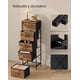 thumbnail image 5 of SONGMICS HOME Cómoda, 5 Cajones de Tela, Acero, MDF, Tela no Tejida, para Dormitorio, Armario, Pasillo, Salón, Marrón Rústico y Negro Tinta, 5 of 6