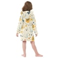 thumbnail image 7 of FORMRS Niños Bathrobe Unisex Hooded Robe Soft Plush Pajamas Sleepwear, Size 7-9T, Halloween Cute Ghosts, 7 of 7