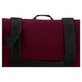 thumbnail image 2 of Mafoose Fleece Polyester Double Blanket Maroon, 2 of 3