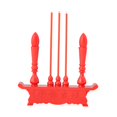thumbnail image 2 of veasfak Brûleur à Encens Bouddhiste Électrique Ancien Vintage LED Rouge, 2 of 9