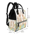 thumbnail image 2 of Disketp Happy Easter Mochila de Pañales de Gran Capacidad con Múltiples Bolsillos, Mochila de Viaje Multifuncional para Bebé, Unisex, Moderna y Resistente, 2 of 6