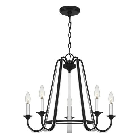 

Ashley Harbour Tillman 5-Light Matte Black Chandelier
