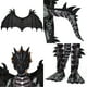 thumbnail image 5 of Set de disfraz de dragón negro para niños de Spooktacular Creations, 5 of 7